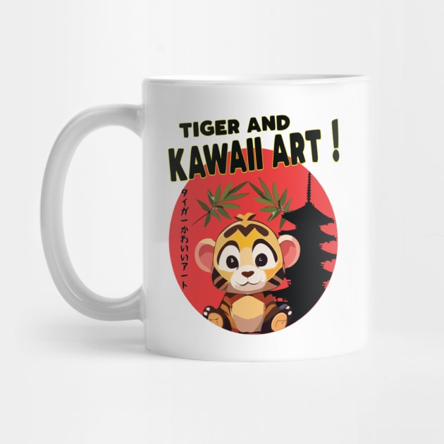 Kawaii Cute Kitten Tiger by Suldaan Style